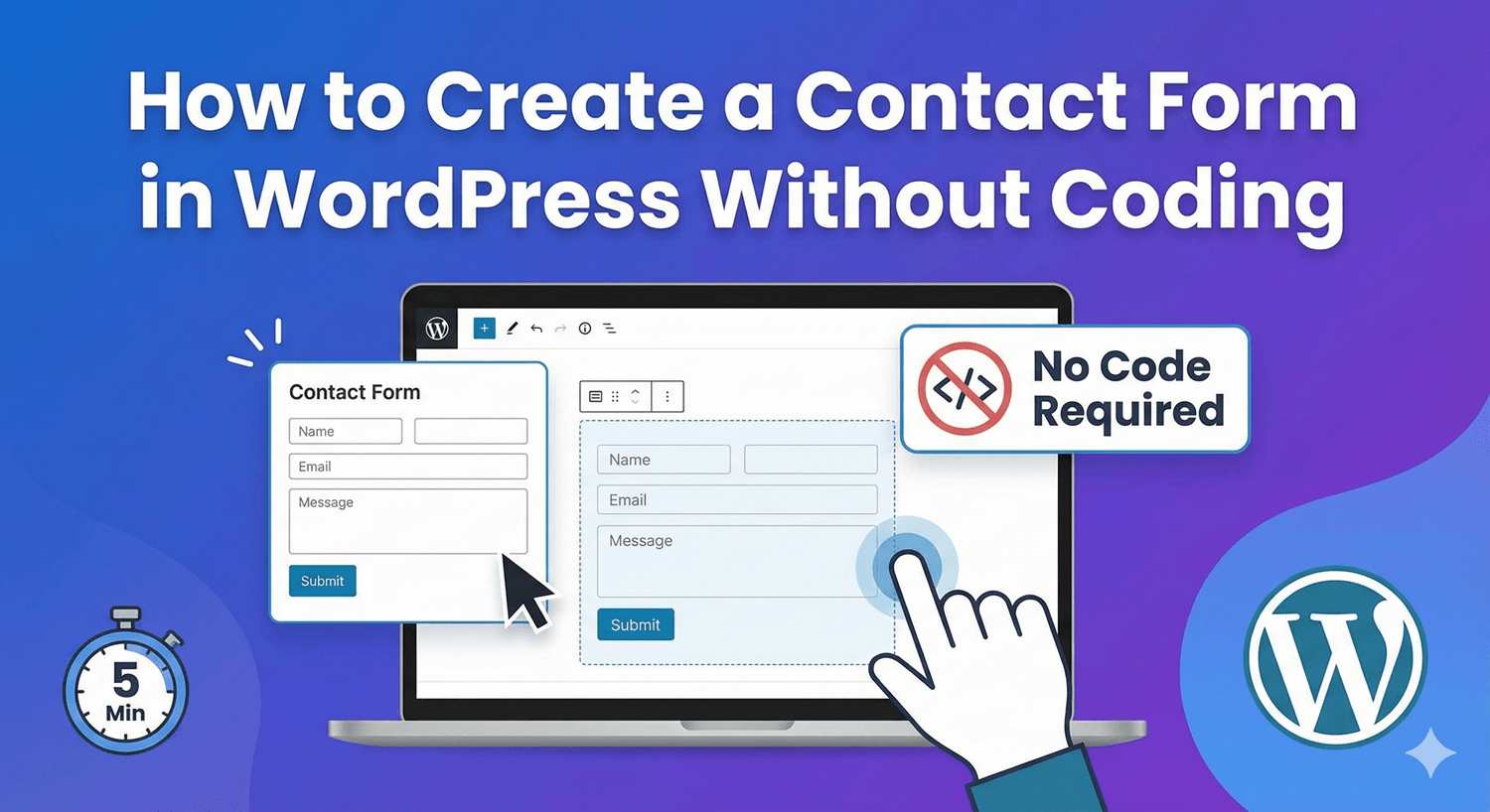 Building a WordPress contact form with a drag-and-drop editor