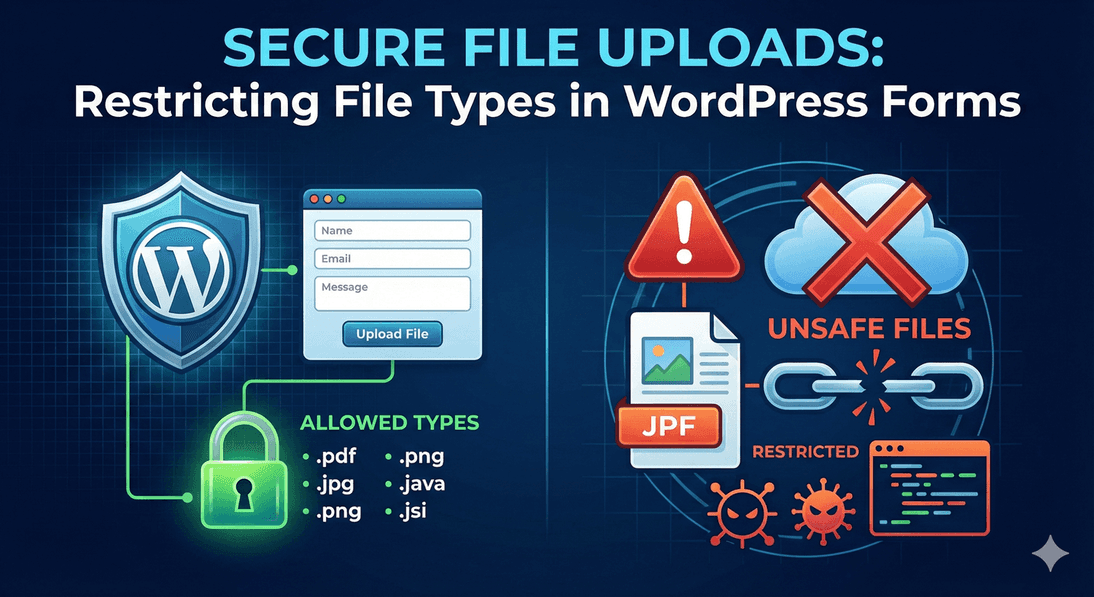 Restricting allowed file types on a secure WordPress upload field
